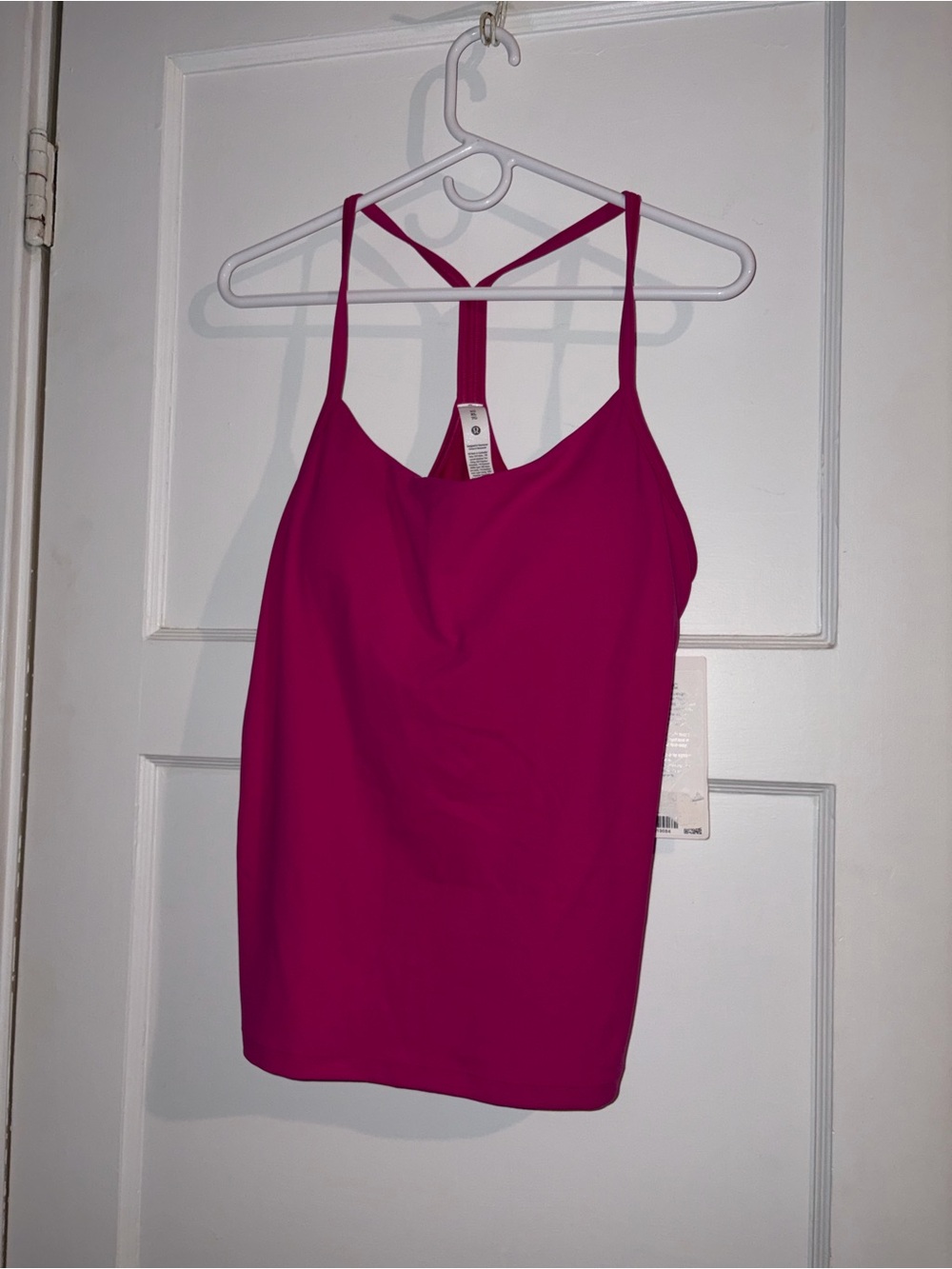 lululemon athletica flow Y Deep Pink Strappy Tank